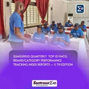 SumsureIQ Quarterly top 10 FMCG BRAND/CATEGORY PERFORMANCE TRACKING INDEX Reports – 11 th Edition